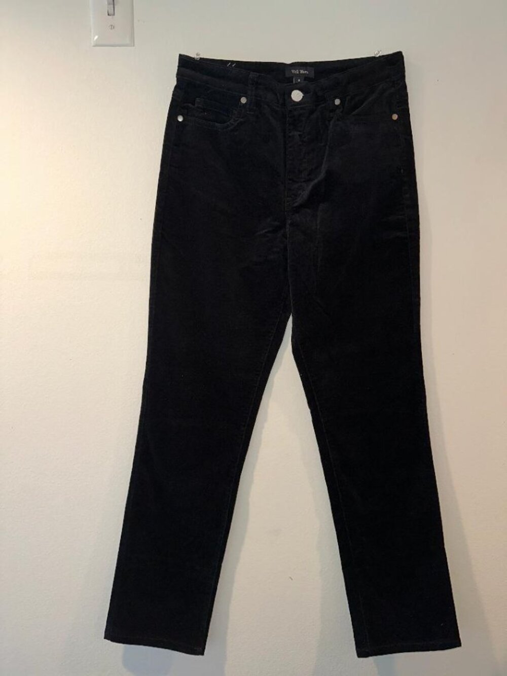 Black Cordurory Well Worn Jeans